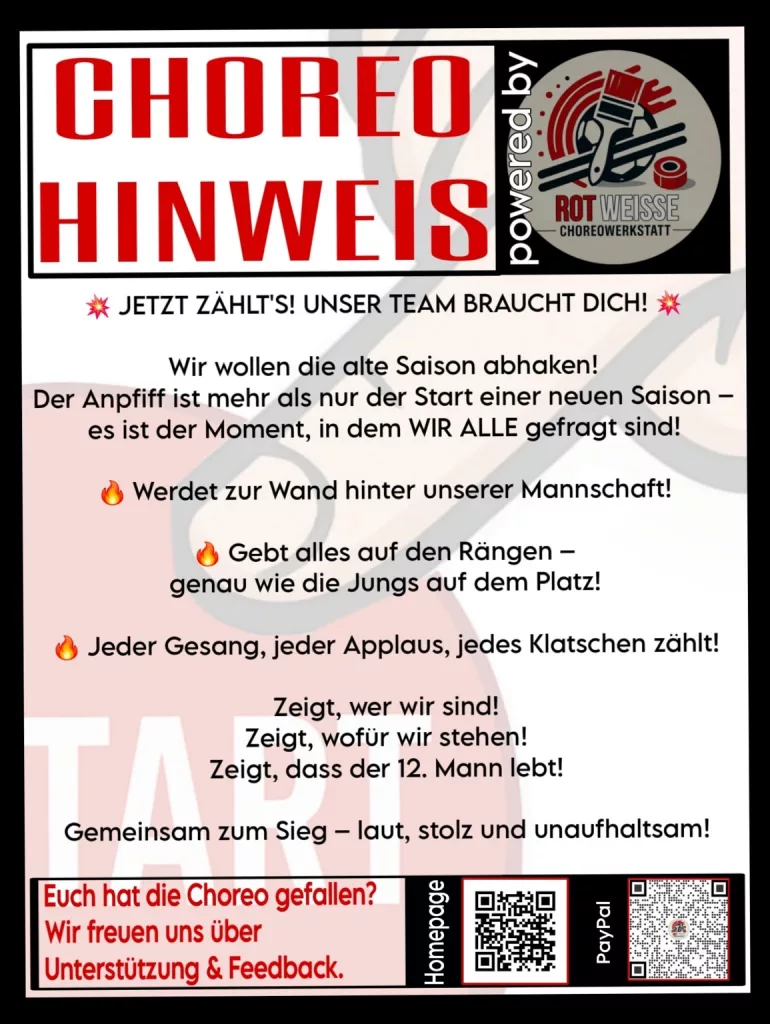Unterstützung, Feedback und Spenden: Ohne euch sind solche Projekte nicht möglich.